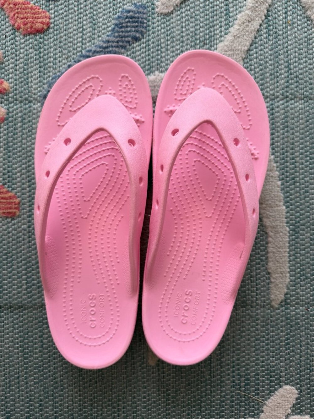 Crocs Classic Platform Flip Flops "Flamingo" Pink W9